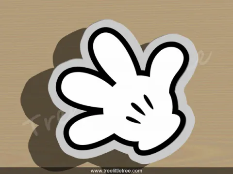 Get Creative with the Mickey Mouse Glove Cookie Cutter - Perfect for Your  Next Cartoon Baking Adventure! | TreeLittleTree