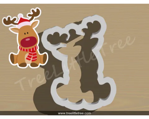 Deer Reindeer Cookie Cutter