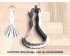 Wedding Dress On Hanger Style 1 Cookie Cutter. Wedding Cookie Cutter