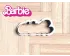 Barbie Name Plaque Cookie Cutter. Barbie Cookie Cutter