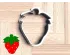 Cute Strawberry Cookie Cutter. Fruit Cookie Cutter. Berry Sweet One Birthday Cookie Cutter 