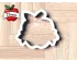 Apple Banner Cookie Cutter. School/Grad Cookie Cutter