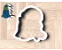 Grad Tassel Plaque Cookie Cutter. School/Grad Cookie Cutter