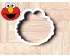 Elmo Cookie Cutter. Elmo Head Cookie Cutter. Sesame Street Cookie Cutter