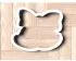 Christmas Jingle Bell With Bow Cookie Cutter. Christmas Cookie Cutter