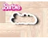 Barbie Name Plaque Cookie Cutter. Barbie Cookie Cutter