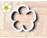 Smiley Daisy Cookie Cutter. Flower Cookie Cutter. Summer Cookie Cutter