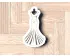Wedding Dress On Hanger Style 1 Cookie Cutter. Wedding Cookie Cutter
