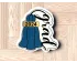 Grad Tassel Plaque Cookie Cutter. School/Grad Cookie Cutter