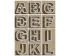 Sans Font Alphabet Set A-Z Cookie Cutter. Alphabet Cookie Cutter. Letters Cookie Cutter