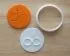 Harry Potter Cookie Cutter and Stamp Set. Unique Cookie Cutter