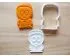 South Park Token Black Cookie Cutter and Stamp Set. Cartoon Cookie Cutter