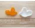Baby Girl Cookie Cutter and Stamp Set. Baby Shower Cookie Cutter