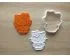 Hello Kitty Cookie Cutter and Stamp Set. Cartoon Cookie Cutter