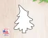 Grinch Christmas Tree Cookie Cutter. Dr. Seuss Style Christmas Cookie Cutter