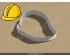 Construction Hat Cookie Cutter. Construction Cookie Cutter