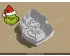 Christmas Grinch Cookie Cutter and Stamp Set. Christmas Cookie Cutter