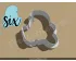 Lettered Number Six Cookie Cutter. Number Cookie Cutter