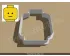 Lego Man Head Cookie Cutter. Toy Cookie Cutter