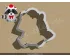 Christmas Raccoon Cookie Cutter. Christmas Cookie Cutter.  Animal Cookie Cutter