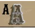 Carnival Letter A Cookie Cutter. Alphabet Cookie Cutter