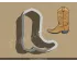 Cowboy Boot Cookie Cutter. Unique Cookie Cutter