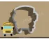School Bus Front Cookie Cutter. Car Cookie Cutter