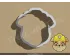 Rubble Cookie Cutter. Cartoon Cookie Cutter. PAW Patrol Cookie Cutter
