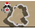 Christmas Raccoon Cookie Cutter. Christmas Cookie Cutter.  Animal Cookie Cutter