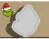 Christmas Grinch Cookie Cutter and Stamp Set. Christmas Cookie Cutter