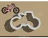 Bicycle Hat Cookie Cutter. Transportation Cookie Cutter