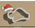 Christmas Santa Hat Cookie Cutter. Christmas Cookie Cutter. 