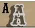Carnival Letter A Cookie Cutter. Alphabet Cookie Cutter