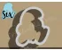 Lettered Number Six Cookie Cutter. Number Cookie Cutter