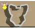 Baby Girl Onesie Style 1 Cookie Cutter. Baby Shower Cookie Cutter. 
