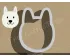 Samoyed Dog Cookie Cutter. Pet Cookie Cutter