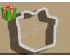 Gift Box Style 1 Cookie Cutter. Christmas Cookie Cutter. Holiday Cookie Cutter