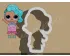 Splash Queen Full Body Cookie Cutter. LOL Dolls Cookie Cutter