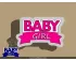 Baby Plaque Cookie Cutter. Baby Shower Cookie Cutter