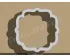 Plaque Style 8 Cookie Cutter.Unique Cookie Cutter