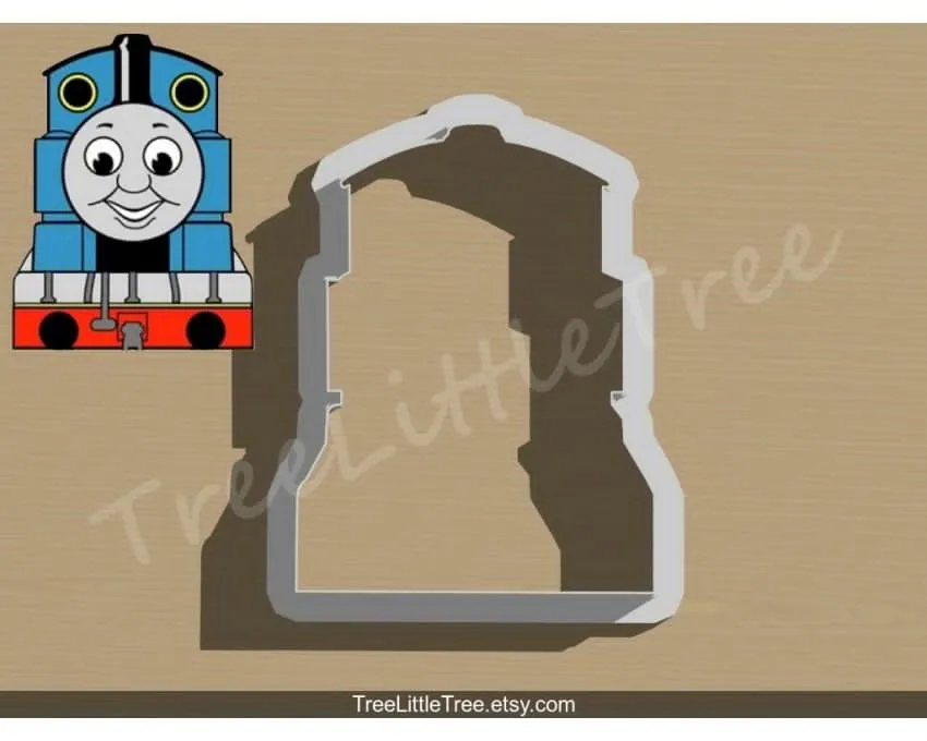 Thomas the Train Cookie Cutter. Cartoon Cookie Cutter