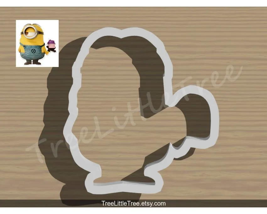 Minions Style4 Cookie Cutter.Cartoon Cookie Cutter