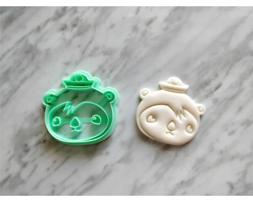 Shellington Sea Otter Cookie Cutter. Cartoon Cookie Cutter