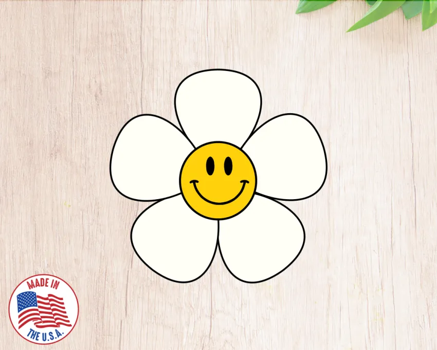 Smiley Daisy Cookie Cutter. Flower Cookie Cutter. Summer Cookie Cutter