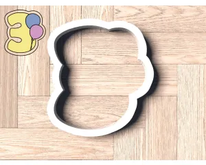 Balloon Number 2 Cookie Cutter
