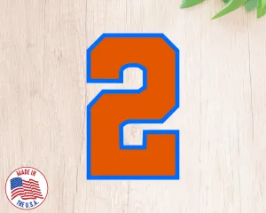 Happy Number Two Cookie Cutter