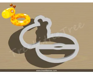 Duck Floatie Cookie Cutter. 