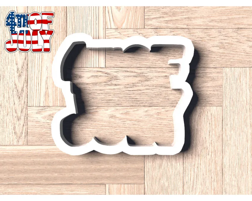 Celebrate Independence Day with 3D Printed 4th Of July Cookie Cutter ...