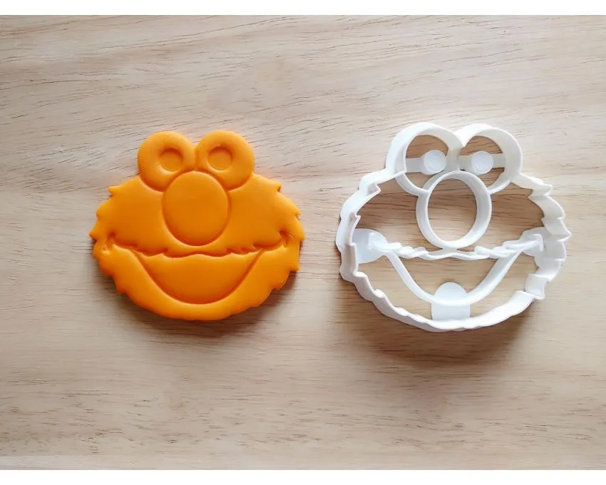 Create Adorable Elmo Cookies with our Cartoon Cookie Cutter