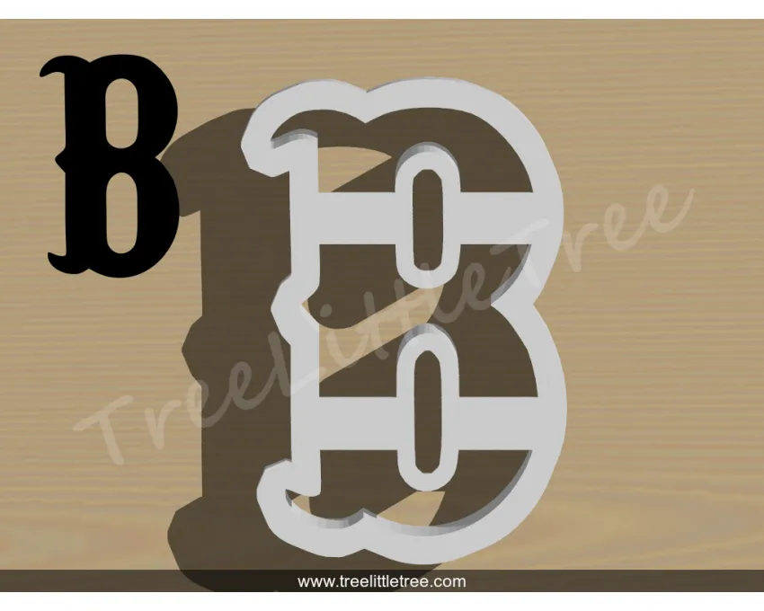 Carnival Letter B Cookie Cutter Create Fun and Personalized Alphabet